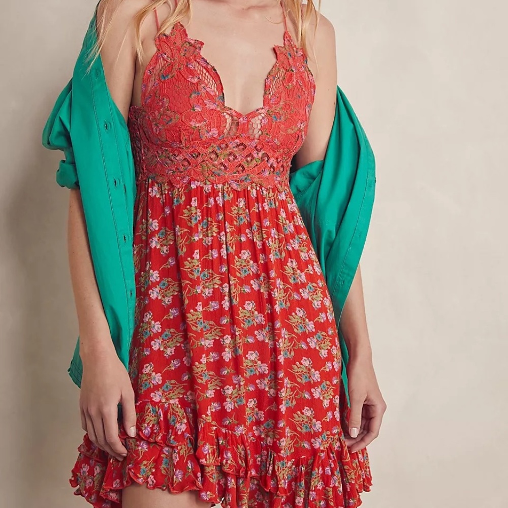 Free People Adella Slip Dress NWT